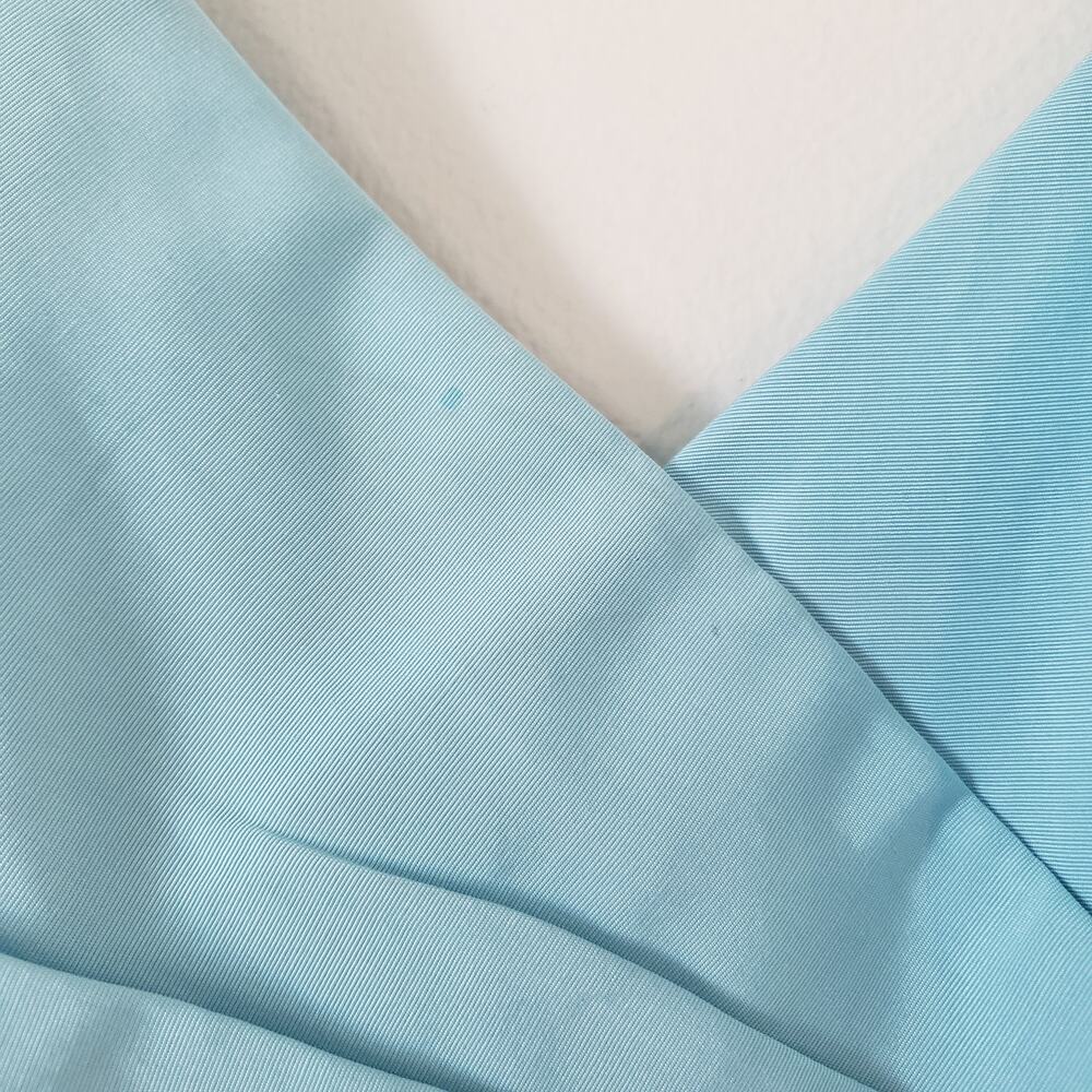 Glint Cotton & Silk Tank Dress Simple Cocktail Baby Blue Size 10 - Picture 5 of 8